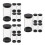 15Pcs Crystal Clear Portable Golf Ball Storage Organizer Plastic Case 7