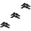 6Pairs Realistic Black Foot Models Sock Display Stand for Retail 7