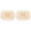 2Pcs Durable Wooden Embroidery Thread Organizer Sewing Tool Beige 4