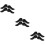 6Pairs Realistic Black Foot Models Sock Display Stand for Retail 10