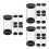 15Pcs Crystal Clear Portable Golf Ball Storage Organizer Plastic Case 4