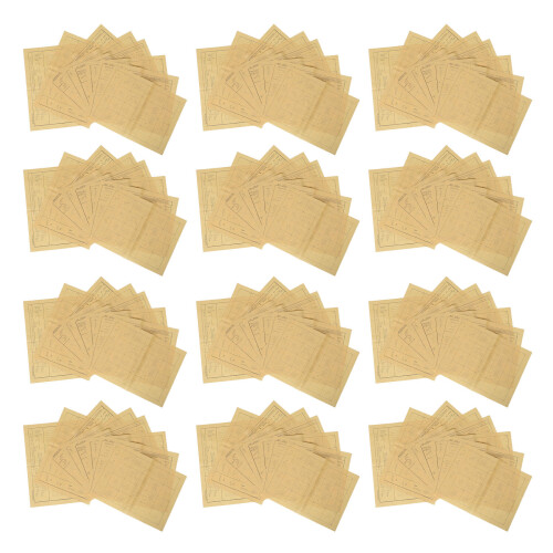 480Pcs Calligraphy Guide Sheets Khaki Paper for Chinese Brush Writing 2