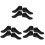 6Pairs Realistic Black Foot Models Sock Display Stand for Retail 4