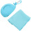 2Pcs Portable Sky-Blue Cooling Microfiber Towels for Camping 1