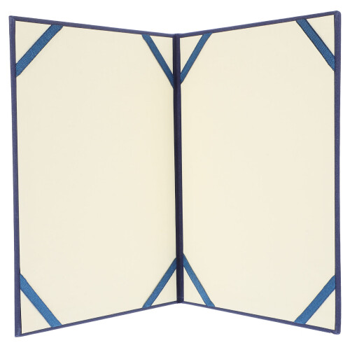 5Pcs Blue Paper Certificate Display Covers for Diplomas and Awards