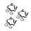 9Pcs Universal Hard Hat Chin Straps Nylon Metal Adjustable for 7
