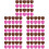 300Pcs Tiny Plastic Cowboy Hats for DIY Miniature Doll Accessories 8