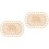 2Pcs Durable Wooden Embroidery Thread Organizer Sewing Tool Beige 6