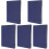 5Pcs Blue Paper Certificate Display Covers for Diplomas and Awards 4