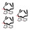 9Pcs Universal Hard Hat Chin Straps Nylon Metal Adjustable for 8