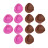 300Pcs Tiny Plastic Cowboy Hats for DIY Miniature Doll Accessories 3