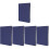 5Pcs Blue Paper Certificate Display Covers for Diplomas and Awards 7