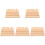 5Pcs Compact Wooden Thread Holder with Stable Base for Sewing 3