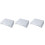 3Pcs Light Grey Sheets Soft Mattress Covers Nursery Bedding 4