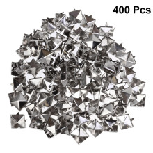 800St Metalen DIY Nieten Vierkant Spikes Tassen