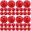 40Pcs Mechanical Red Plastic Hand Crank Handle for Milling and Lathe 6