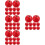 40Pcs Mechanical Red Plastic Hand Crank Handle for Milling and Lathe 8
