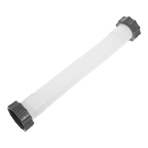 2Pcs PVC Pool Sand Filter Hose for Home Use White Pump Replacement 2