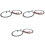 3Sets Retro Christmas Train Toy Plastic Assemble Kids Creative Gift 5