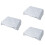 3Pcs Light Grey Sheets Soft Mattress Covers Nursery Bedding 6