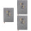 3Pcs Grey 2025 Monthly Planner Portable Academic Writing Notebook 6