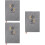 3Pcs Grey 2025 Monthly Planner Portable Academic Writing Notebook 7