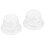 2Pcs Durable White Rv Vent Caps with Ventilation for Camper Roof 6