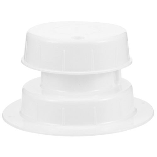 2Pcs Durable White Rv Vent Caps with Ventilation for Camper Roof