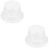 2Pcs Durable White Rv Vent Caps with Ventilation for Camper Roof 8