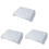 3Pcs Light Grey Sheets Soft Mattress Covers Nursery Bedding 2
