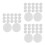 150Pcs Baby Plush Toy Noise Maker Inserts White Plastic Replacement 5