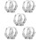 10Pcs Silver Tiny Dragon Hoop Earrings Comfortable Statement Earrings 7