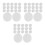 150Pcs Baby Plush Toy Noise Maker Inserts White Plastic Replacement 8
