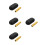 4Sets Elegante Gouden Xlr Microfoonadapter Voor Studio Geluid 7