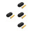 4Sets Elegante Gouden Xlr Microfoonadapter Voor Studio Geluid 5