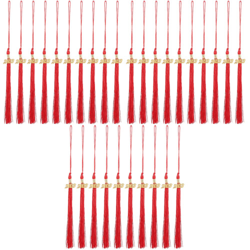 30St Polyester Kwastjes Afstudeer Hoed Decor Accessoires 2