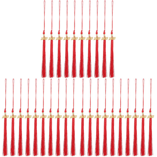 30St Polyester Kwastjes Afstudeer Hoed Decor Accessoires 1