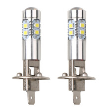2Pcs Car Fog Lamp 100W H1 LED Headlight Bulbs 6000K 2835 SMD 10LED Super Bright Car High Low Motorcycle Headlights