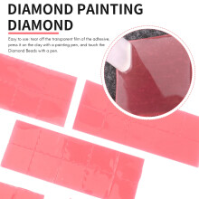 60pcs 5D Diamond Painting Glue Clay Environmental DIY Diamond Embroidery Glue Embroidery -Stitch Painting Set Tool(2x2cm)
