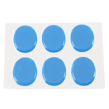 6pcs/set Snare Drum Mute Pad Drum Damper Gel Pads Snare Tom Drum Muffler Mute Transparent Percussion Instrument Accessories()