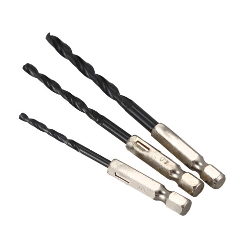15 pcs High Speed Steel Titanium Coated Drill Bits Set 3 4 5 mm Hex Shank 2