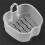 Denture Case, Denture Cup with Strainer, Denture Bath Box False Teeth Storage Box with Basket Net Container Holder for Travel 4