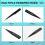 Digital Test Pencil Screwdriver Probe Light Voltage Tester Detector AC/ 12-220V Electrical Test Pen Voltmeter,Black 6