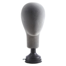 Flocking Foam Mannequin Model Photography Props Adult Mannequin Mold Wigs Glasses Hat Display Holder Gray