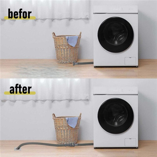Drain Hose Extension Set Universal Washing Machine Hose 6.5Ft, Include Drain Hoses Hose Clamps 1