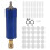 HöGtrycks PCP Handpump Luftfilter Olje-Vatten Separator för HöGtryck Pcp 30Mpa Luftpump Filter Kompressor Blå 1