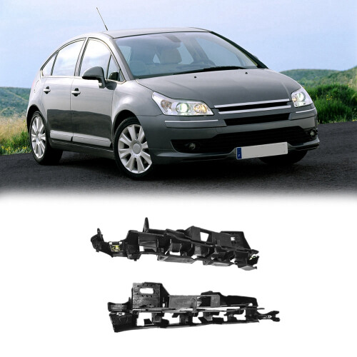 2Pcs Front Bumper Left Right Side Spacer Bracket Mount Support Holder for  C4 2005-2010 1