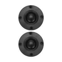 2Pcs Tweeter 1.5Inch 6Ohm 30W Dome Silk Film Tweeter Hifi Treble Speaker Audio Loudspeaker with Heatsink
