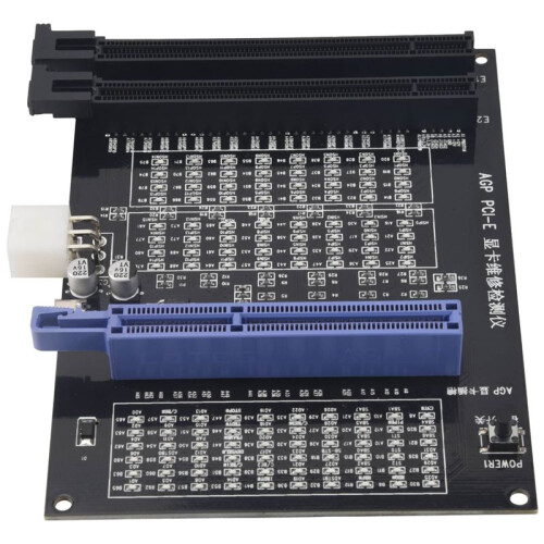 AGP PCI-E X16 Dual-Purpose Socket Tester Display Image Video Card Checker Tester  Card Diagnostic Tool 1