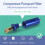 HöGtrycks PCP Handpump Luftfilter Olje-Vatten Separator för HöGtryck Pcp 30Mpa Luftpump Filter Kompressor Blå 3